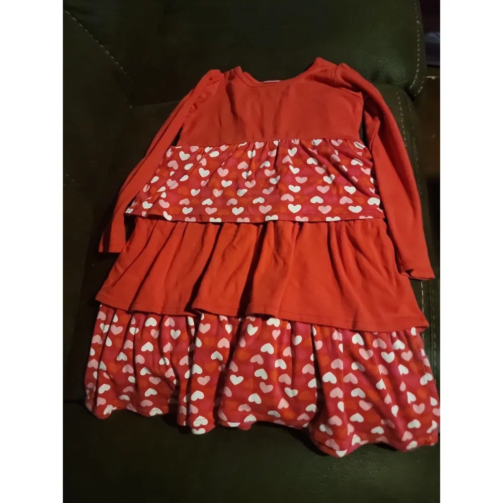 Gymboree valentine's‎ day tiered heart dress size 7